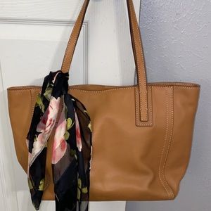 Fossil Leather Tote
